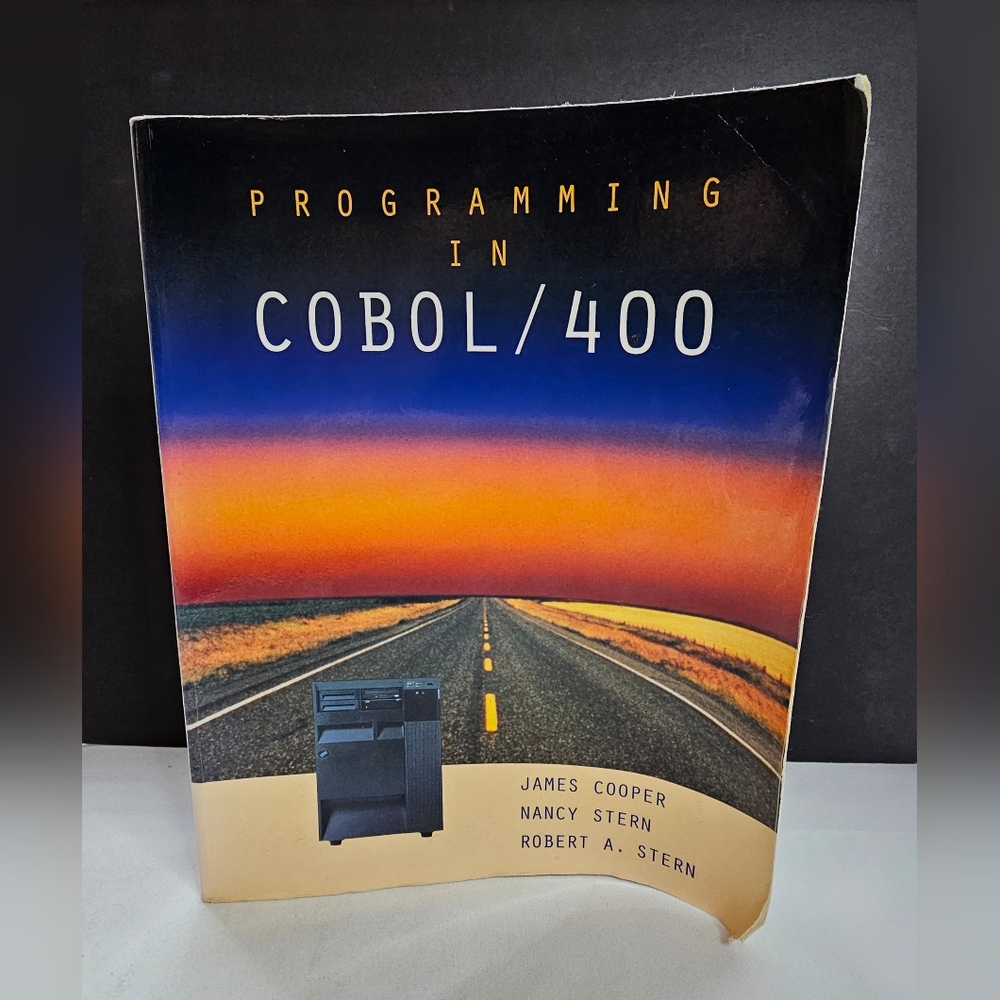 Programming in Cobol/400 Paperback by James Cooper, Nancy Stern 1st Edition 1997